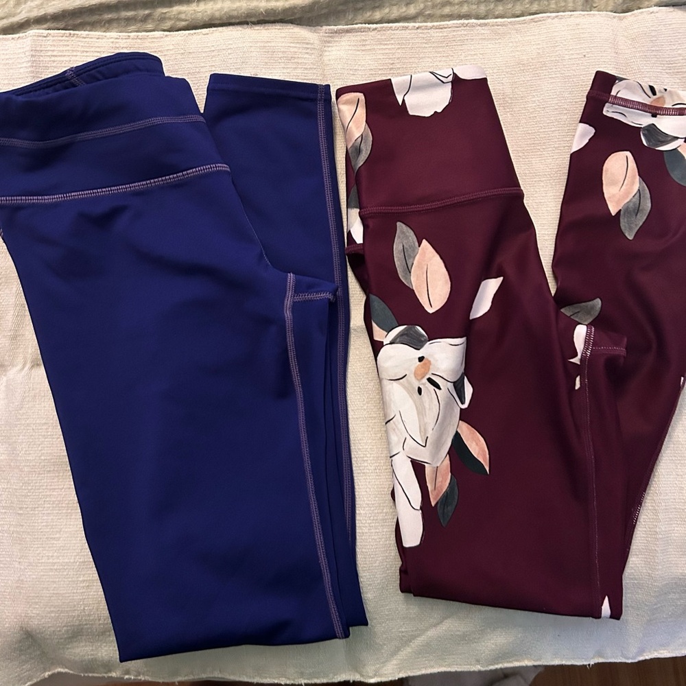 2 pairs of Athleta leggings XS and S